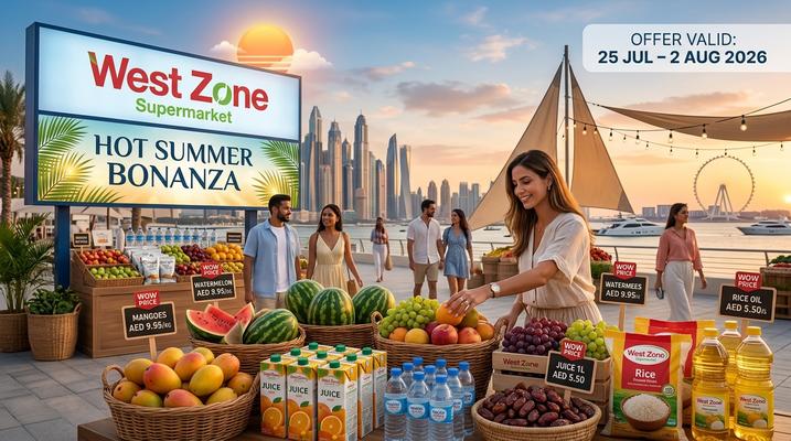عروض الصيف الساخنة من ويست زون في الإمارات – من 25 يوليو حتى 2 أغسطس 2026
