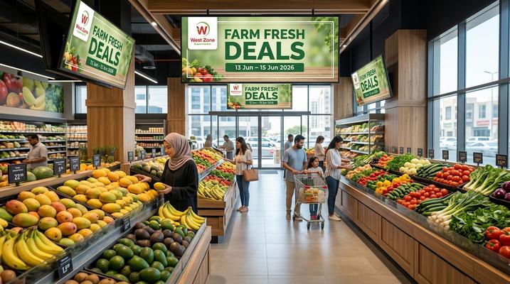 West Zone Supermarket Farm Fresh Deals UAE: Best Fresh Produce Offers June 13-15, 2026