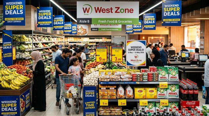 West Zone Weekend Super Deals UAE – Fresh Seafood Offers May 9-10, 2026