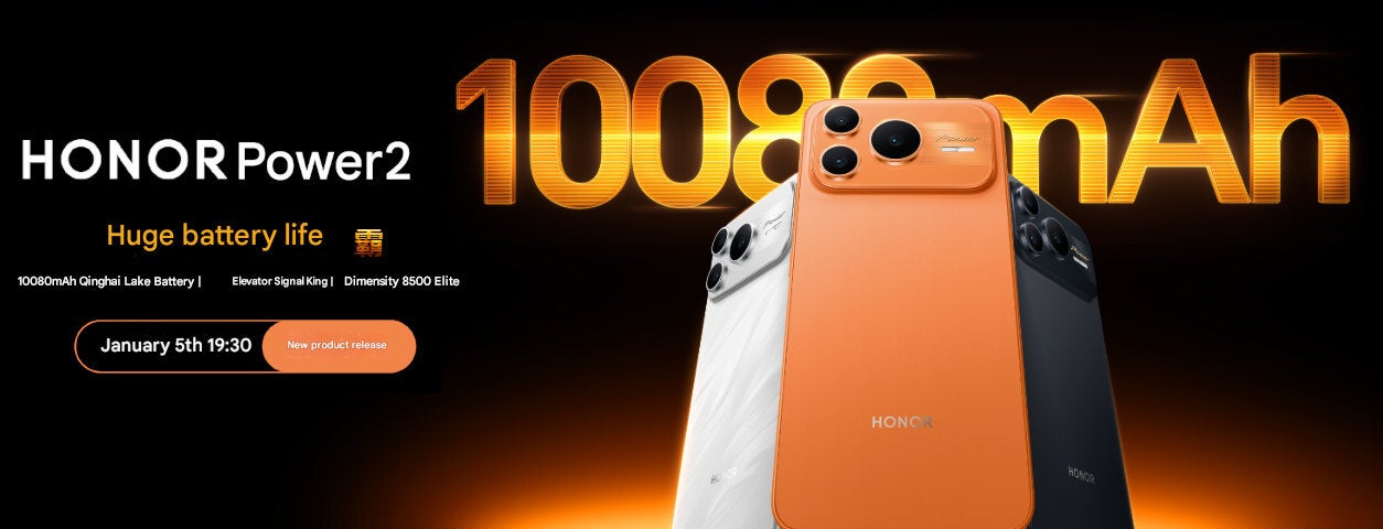 Honor Power 2 with silicon-carbon battery technology