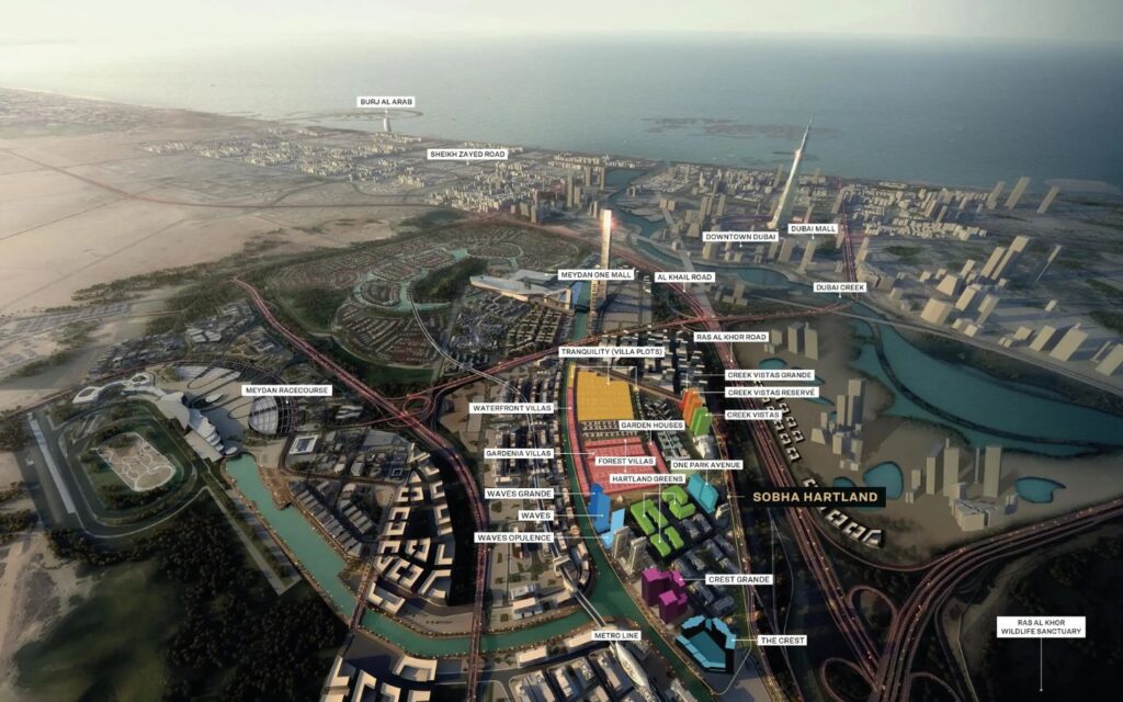 Hartland Greens apartments in Sobha Hartland